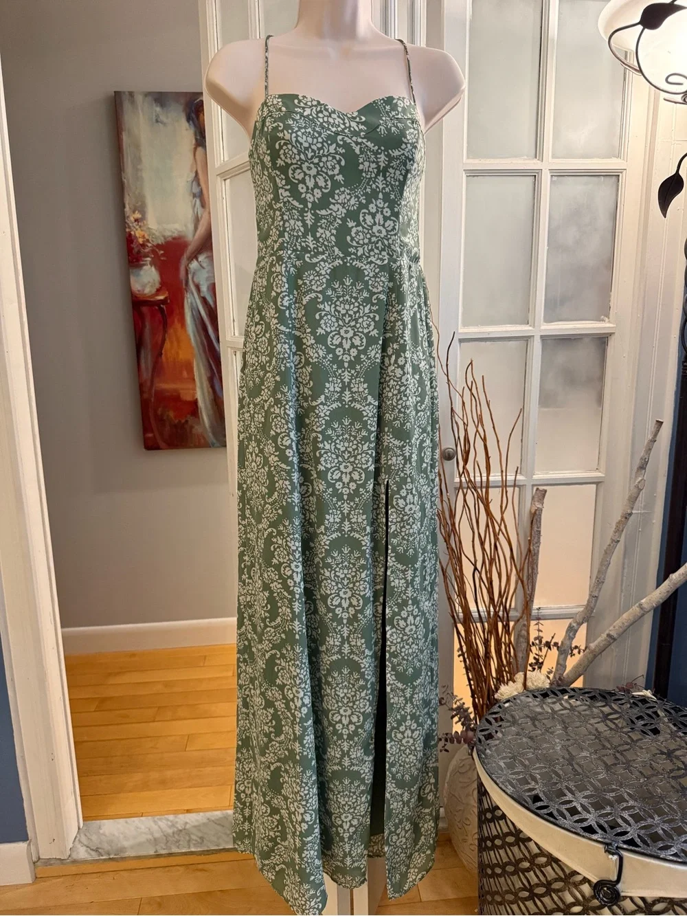 ✨Abercrombie & Fitch Green Maxi Dress XS✨